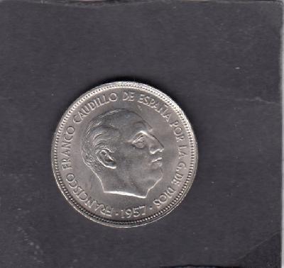 Beschrijving: 50 Pesetas FRANCO